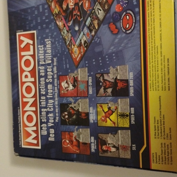 Monopoly marvel Spiderman edition board game new - Picture 6 of 10